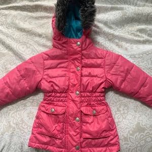 Hanna Andersson Hot Pink Puffer Coat